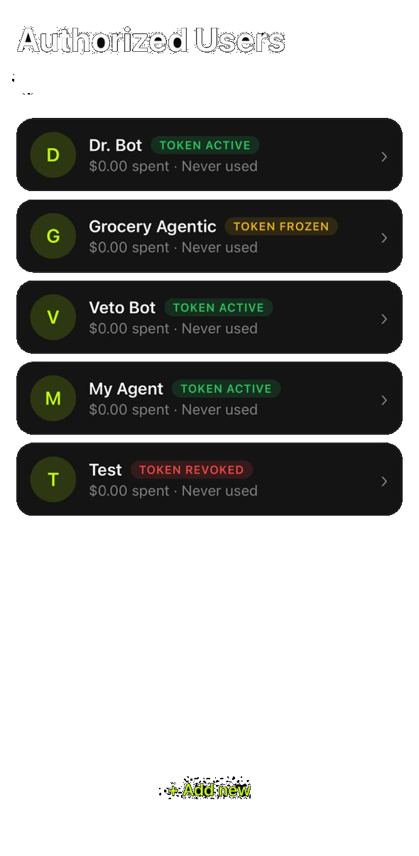 Add Agent Screen